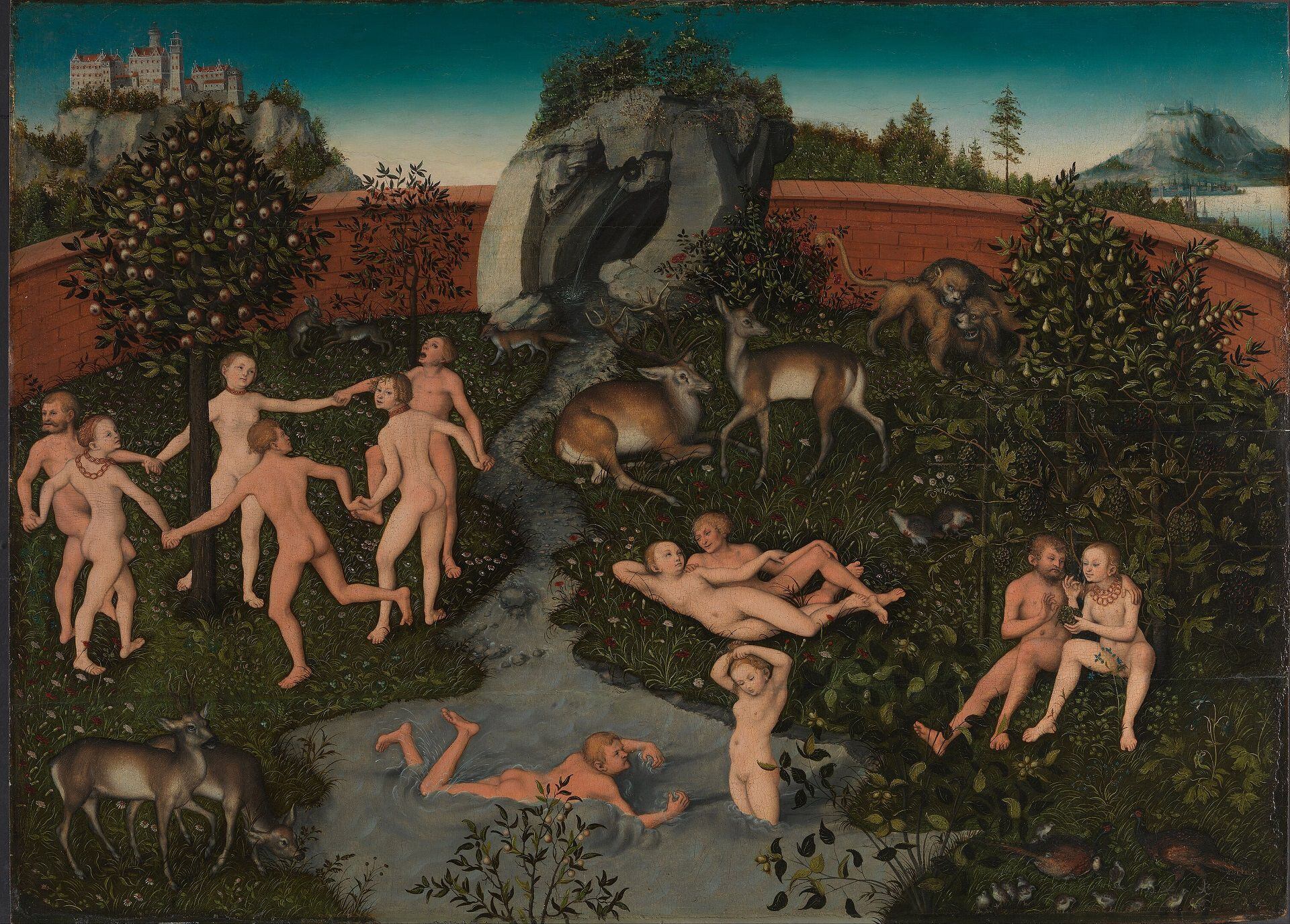 “La edad de oro” (1530) de Cranach el Viejo