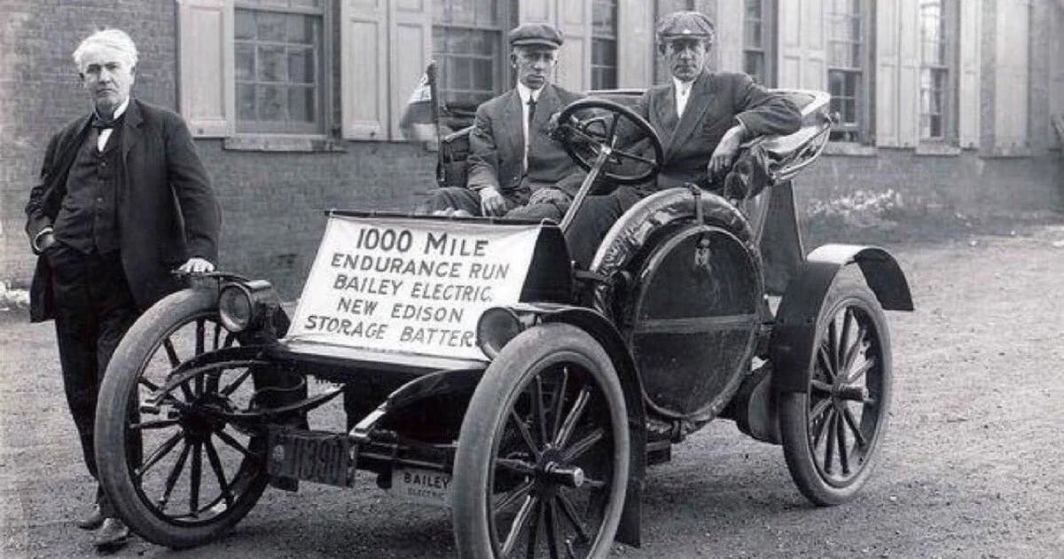 What was the first electric car in history?