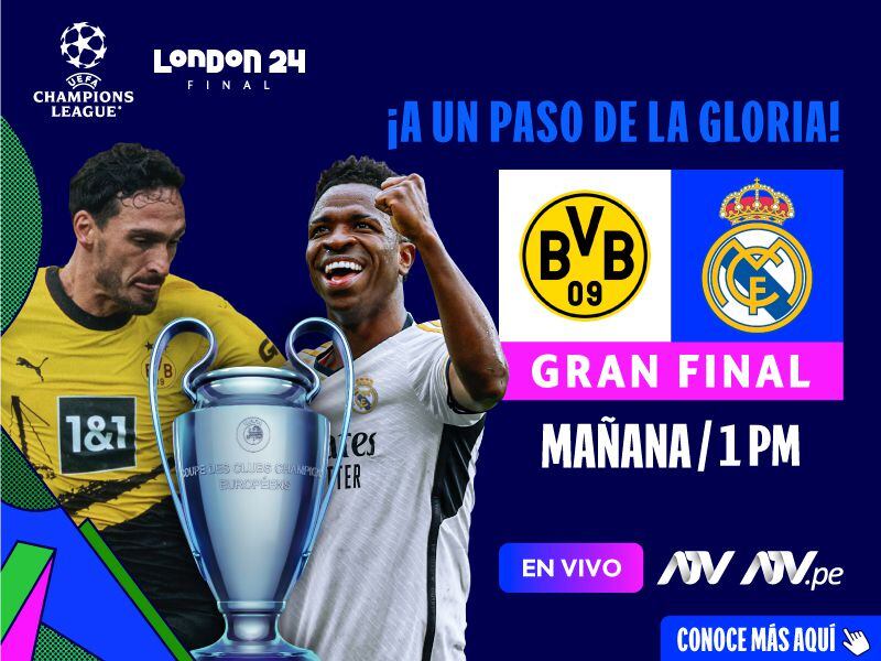 ATV transmitirá la final de la Champions League.