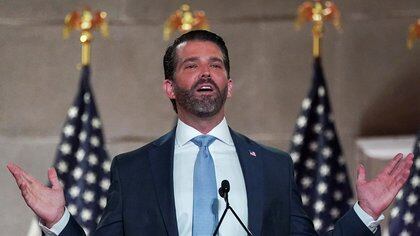 Donald Trump Jr. en la Convención Nacional Republicana.  Foto: REUTERS / Kevin Lamarque