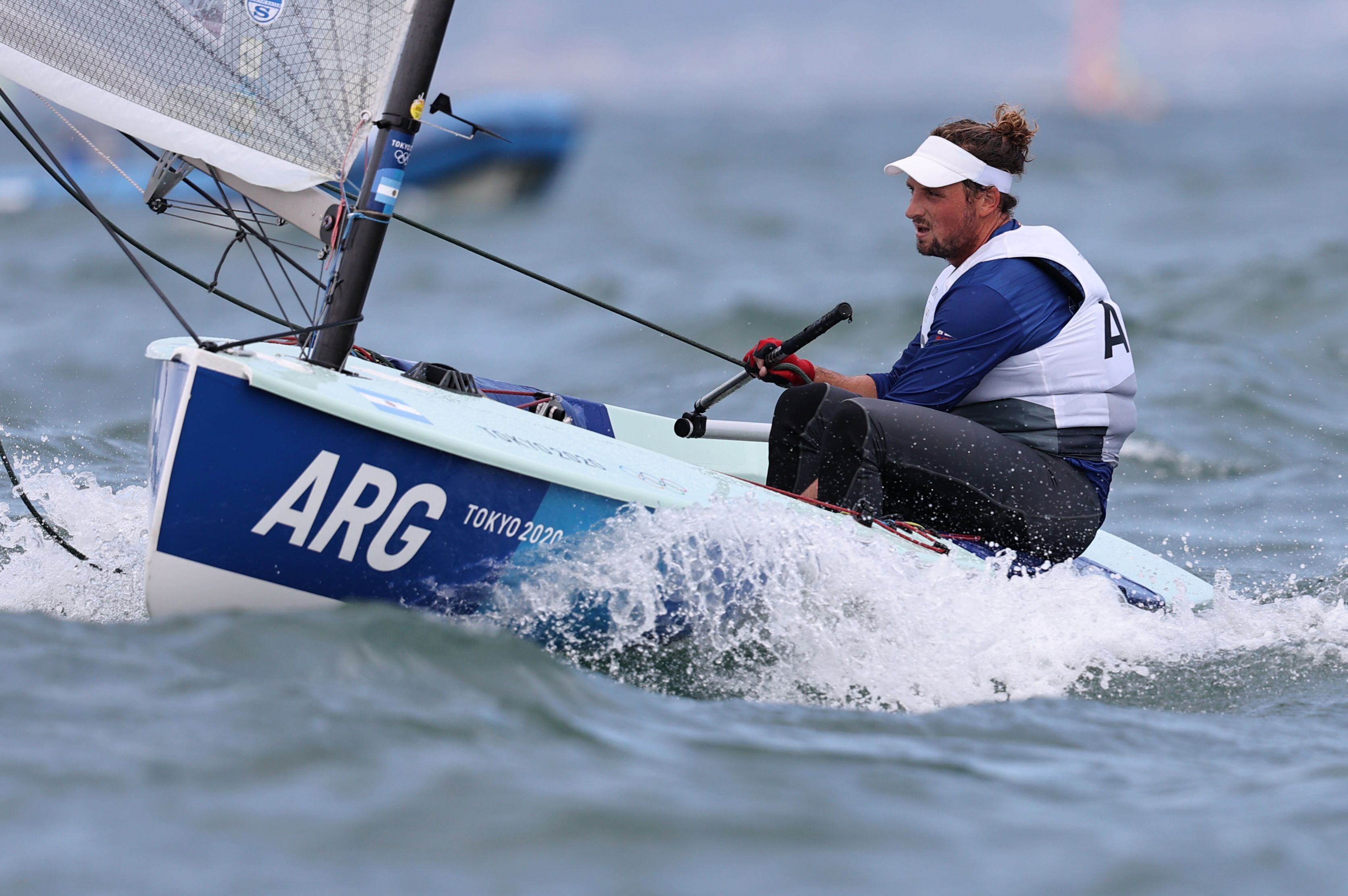 Facundo Olezza buscará una medalla en la clase Finn (REUTERS/Carlos Barria)