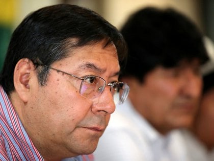 Luis Arce y Evo Morales (Reuters)