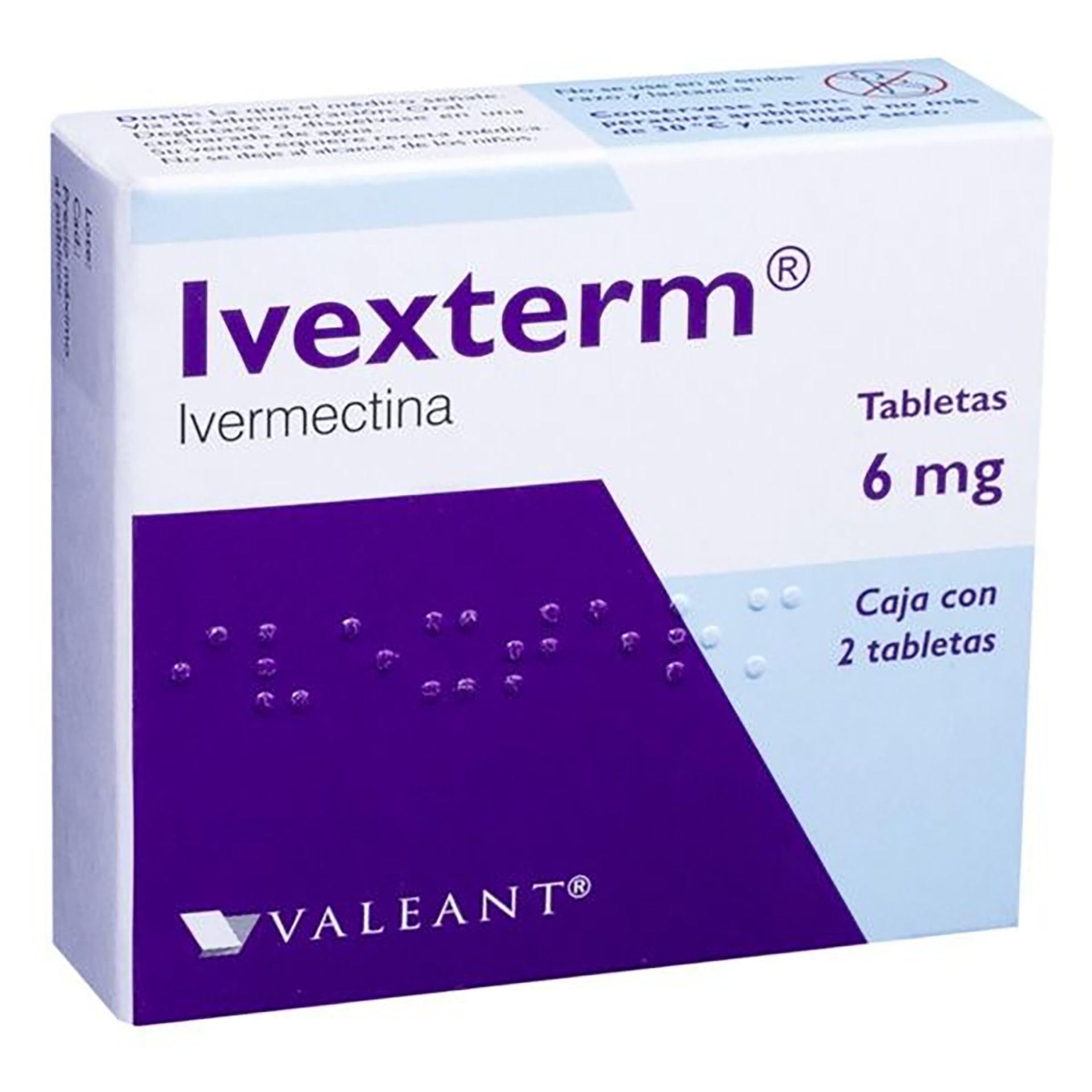 Ivermectina 6 mg 2 tabletas