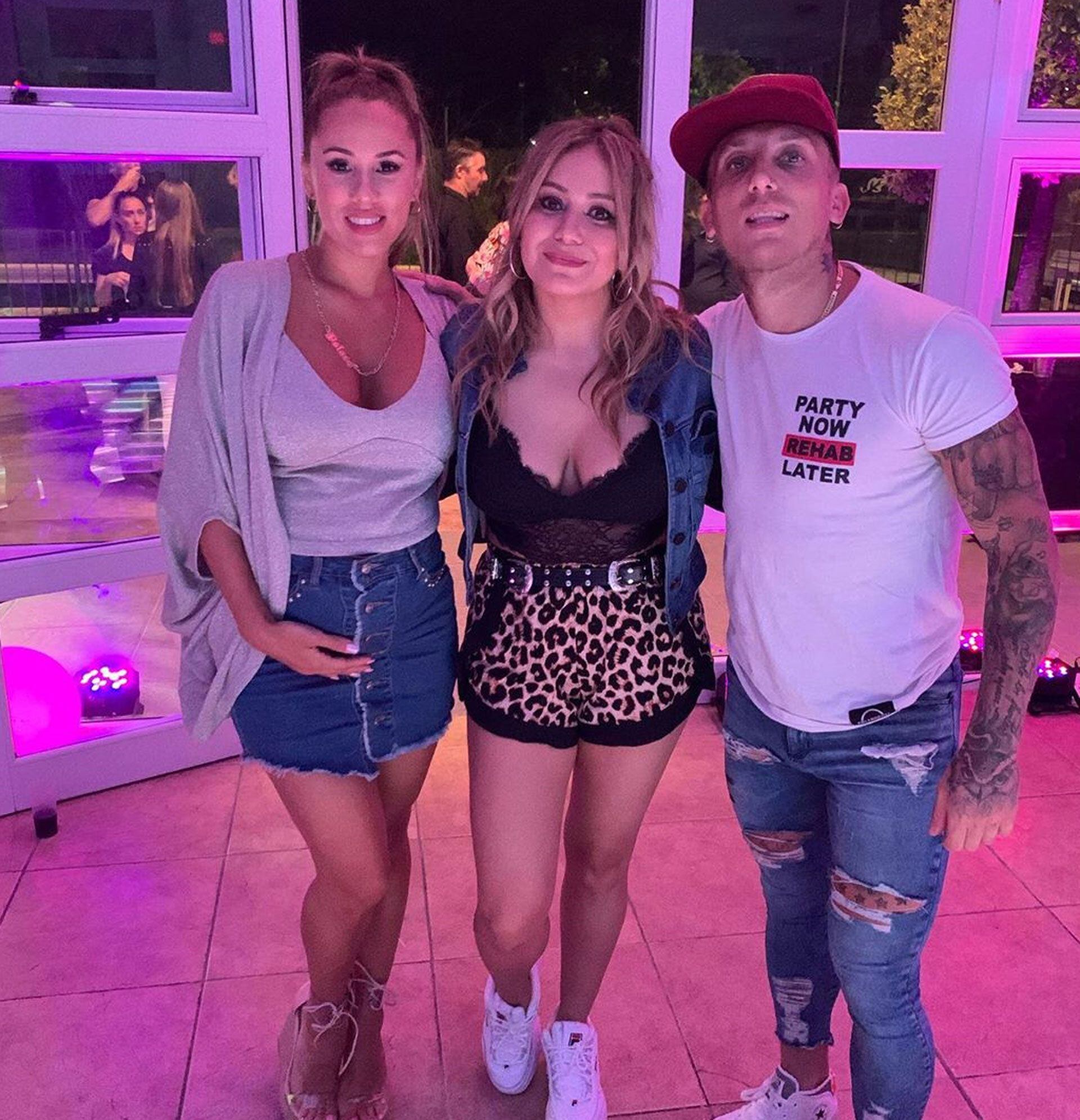 Karina festejó su cumpleaños con El Polaco y Barby Silenzy (Instagram) 