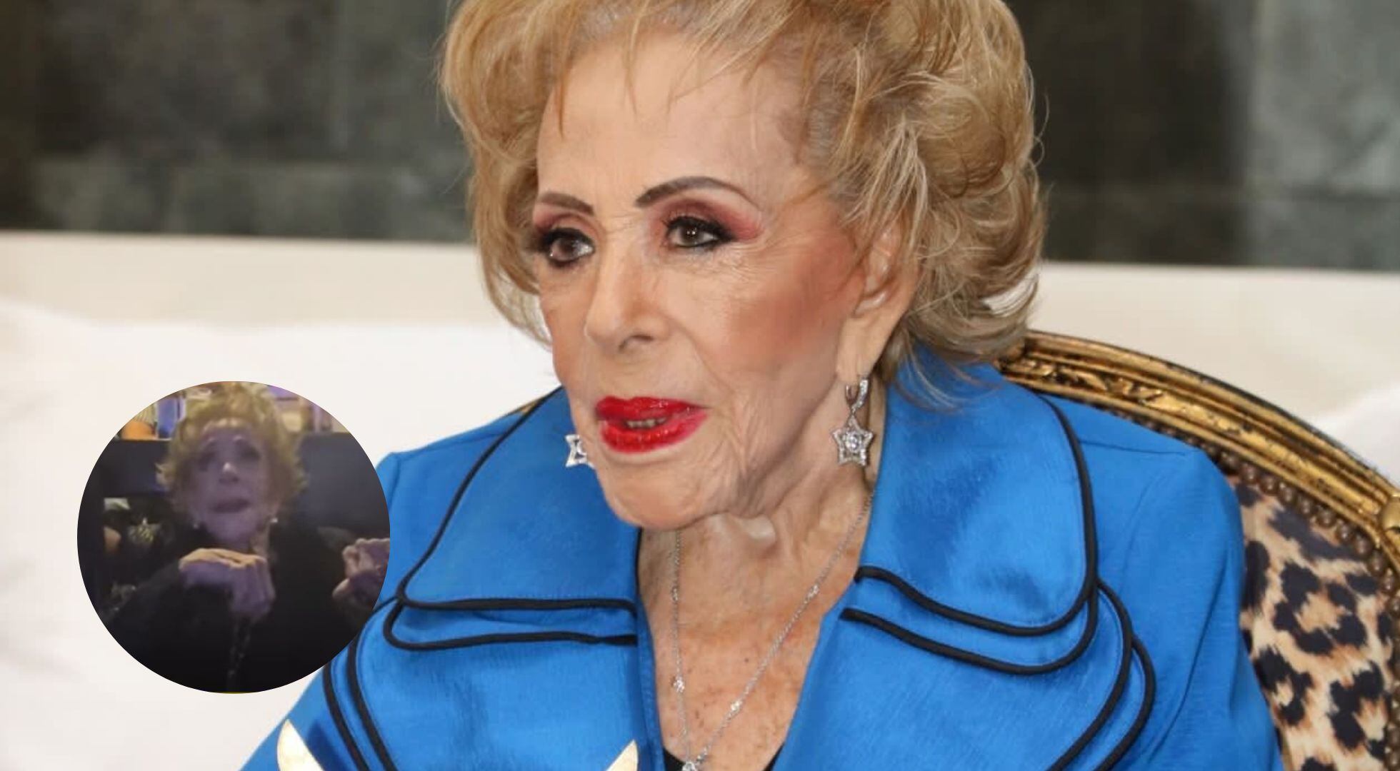 Silvia Pinal, ataviada en elegante negro, demuestra que la edad no es un impedimento para disfrutar de la vida al bailar al ritmo de 'La Plaga' durante el espectáculo de su hija