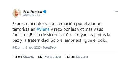 El mensaje del papa Francisco