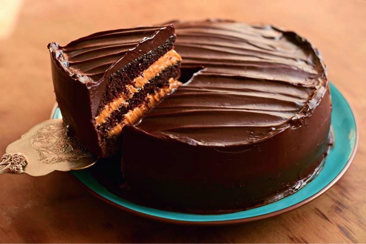 Torta o torta al cioccolato.