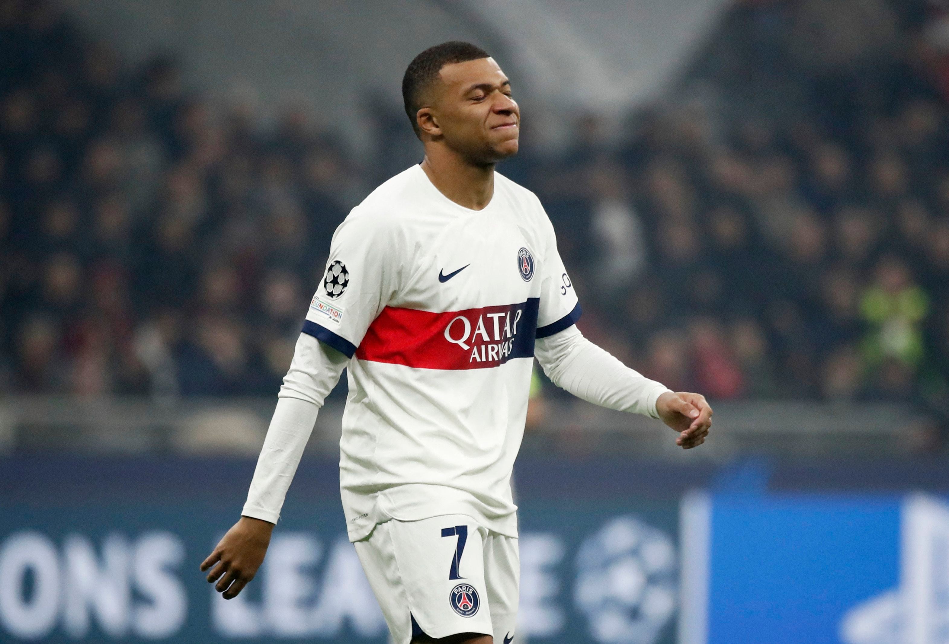 El delantero del PSG, Kylian Mbappé. (REUTERS/Alessandro Garofalo)