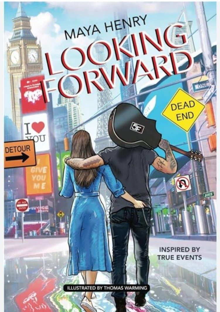 Portada de Looking Forward, el libro que la modelo Maya Henry escribió inspirado en su propia vida