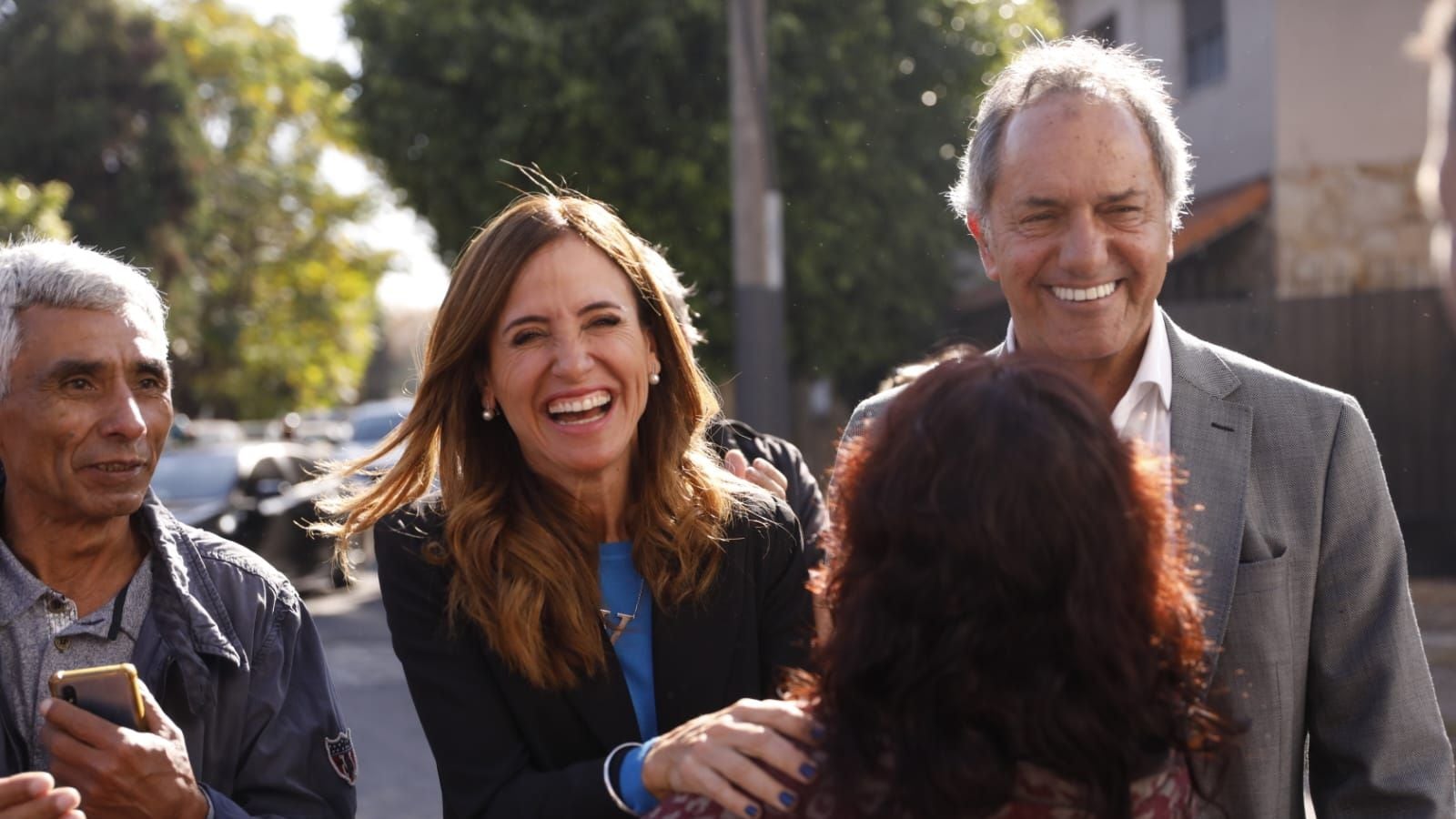 Victoria Tolosa Paz y Daniel Scioli