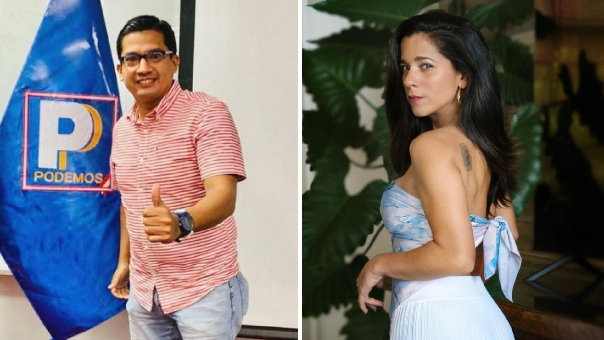 Hernán Sifuentes y Vanessa Terkes se besan durante una fiesta. (Foto: Captura de Instagram)