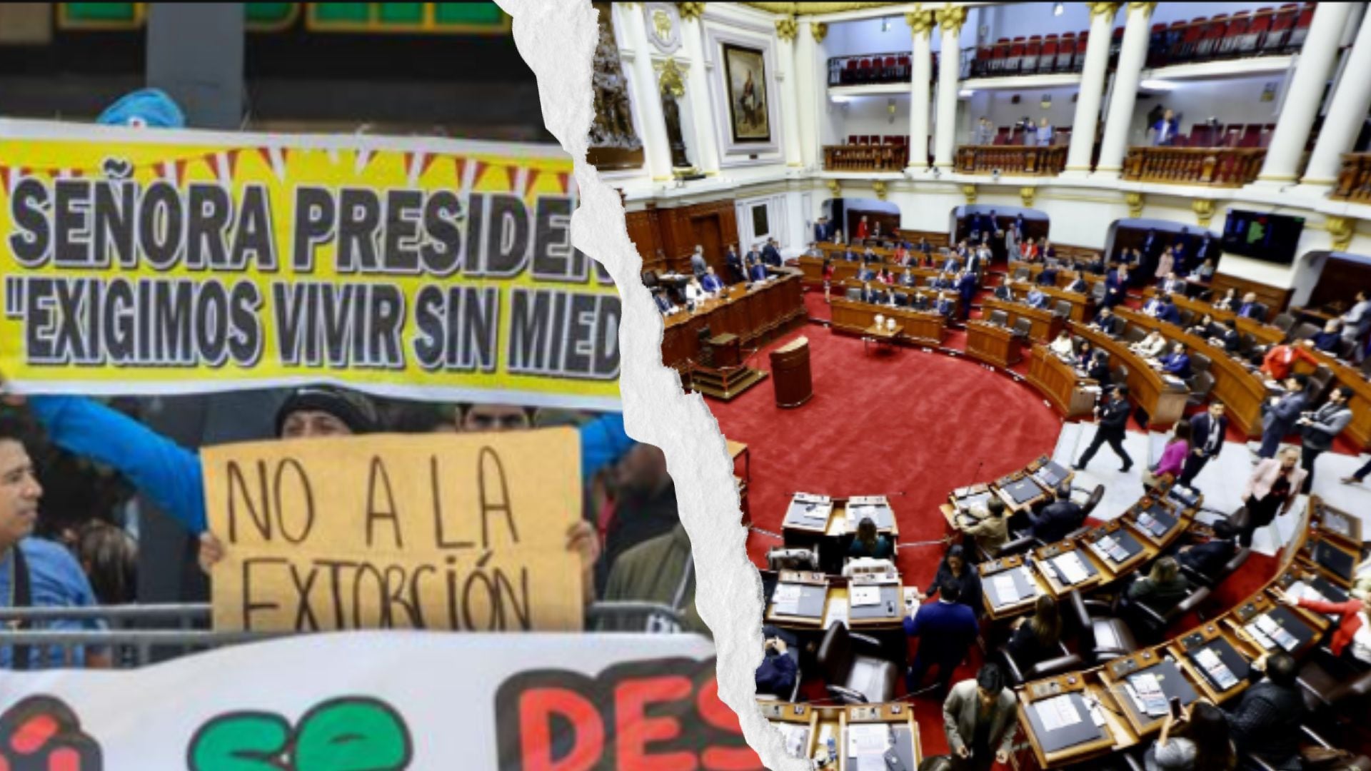 Congreso aún no deroga la Ley 23108 (Ley contra el crimen organizado). - crédito composición Infobae Perú