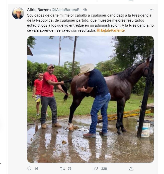 Precandidato Uribista Alirio Barrera Retó A Sus Contrincantes A La