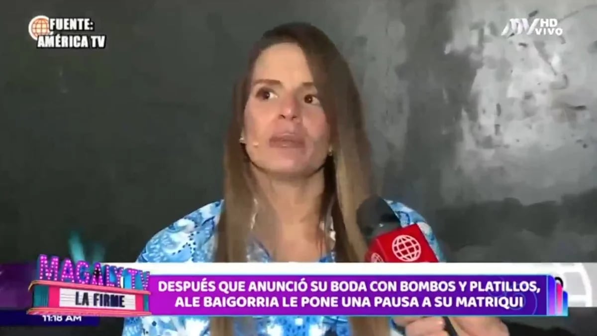 Alejandra Baigorria sorprende al anunciar pausa en su boda con Said Palao: “Las cosas pueden ir cambiando” - Infobae