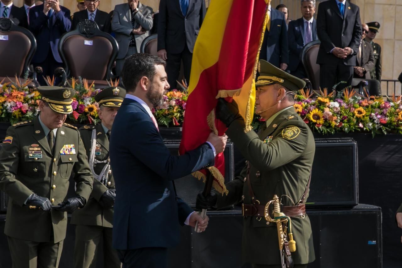 Posesión del general José Gualdrón como comandante de la Policía de Bogotá