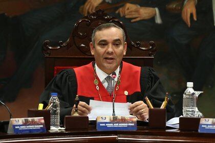 El presidente del Tribunal Supremo de Justicia (TSJ) de Venezuela, Maikel Moreno dio positivo por coronavirus (Pedro Mattey/dpa)
