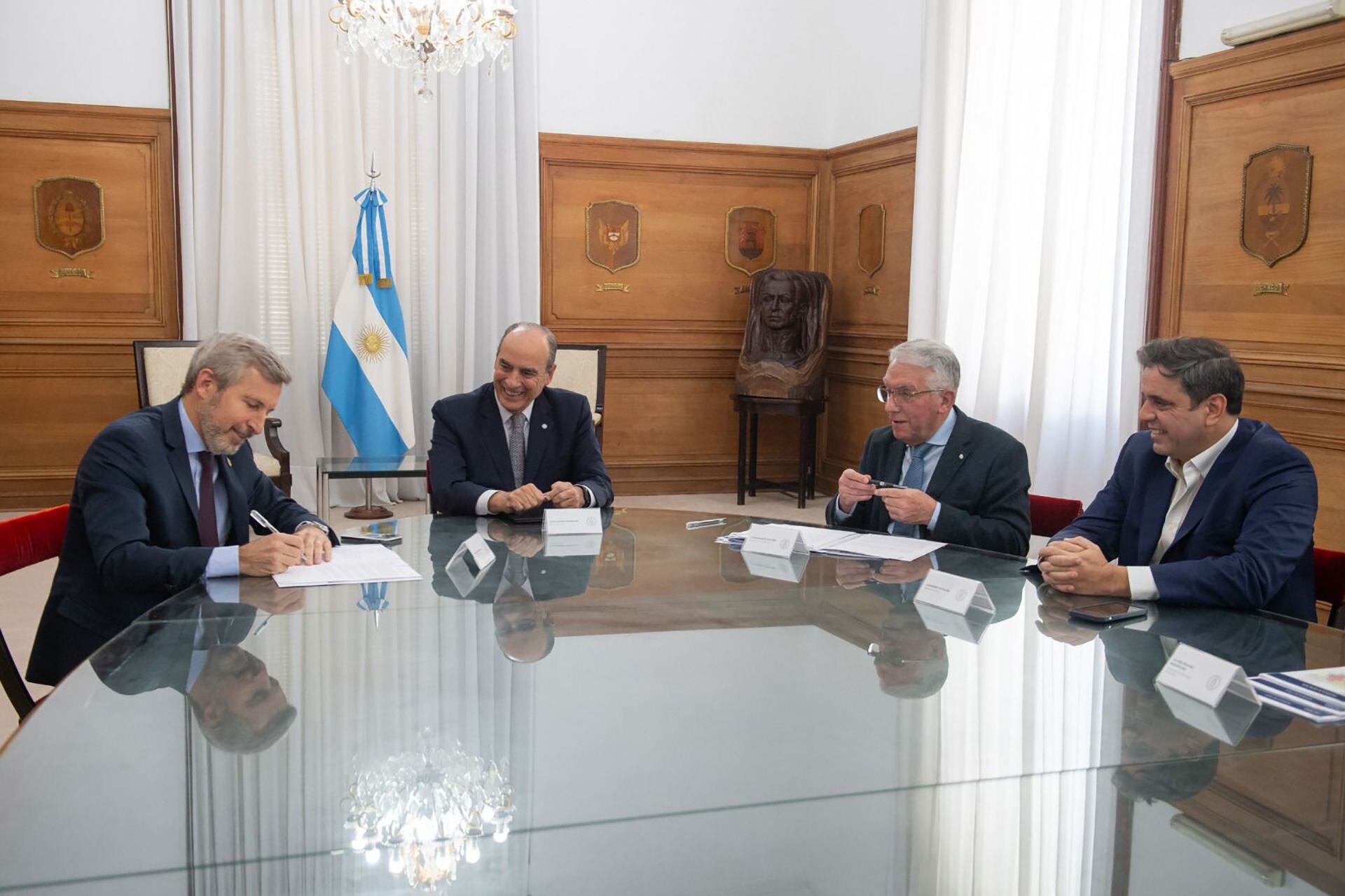 francos con los gobernadores Frigerio, Sadir y Zdero