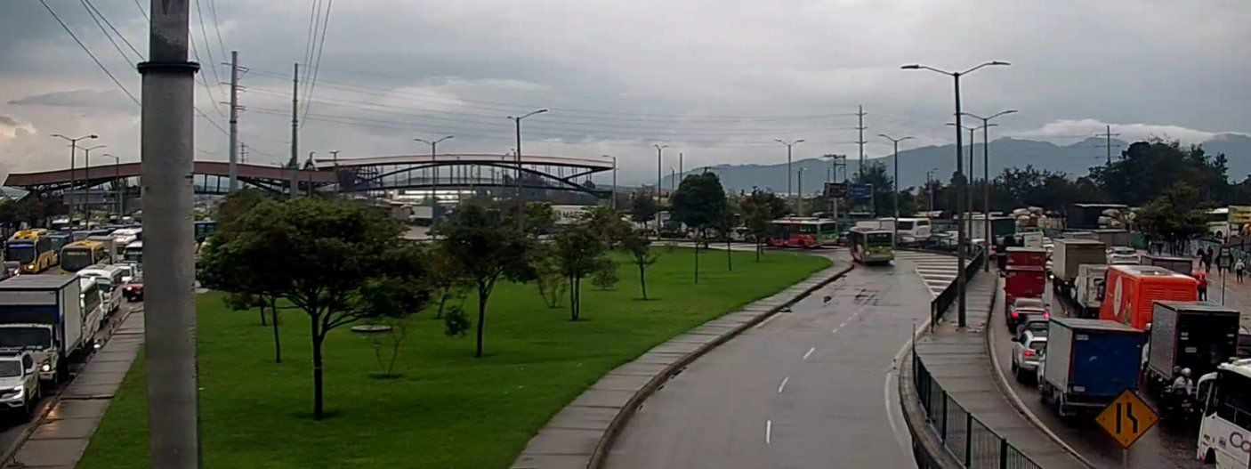 Movilidad en Bogotá - crédito @BogotaTransito / X