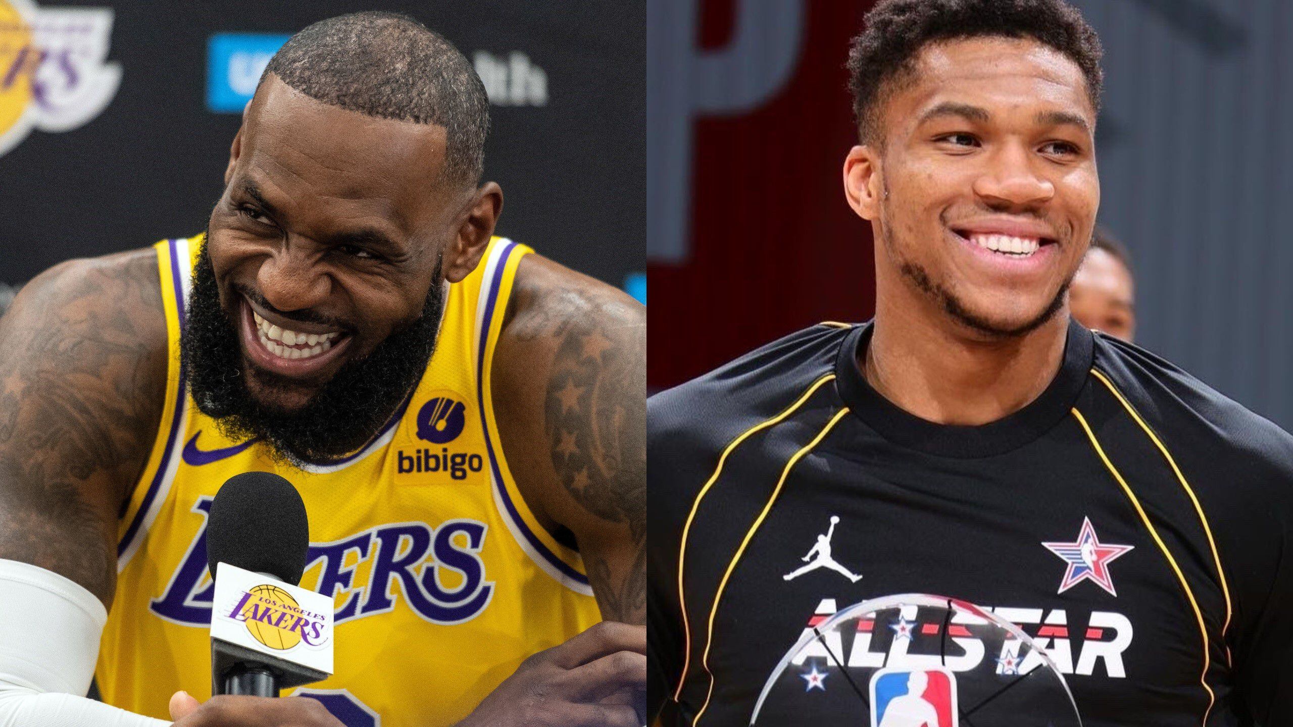 El alero de Los Angeles Lakers LeBron James y el pívot  Giannis Antetokounmpo, serán los capitanes de los equipos.  