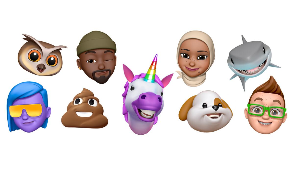 Es posible crear un Memoji que se ajuste a una personalidad y estado de ánimo, y enviarlo por Mensajes y FaceTime. (Apple)