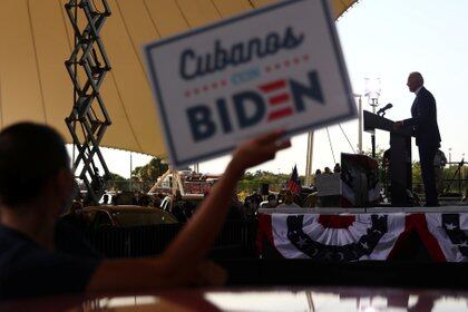 Foto del evento de Biden en Miramar, Florida. Foto: REUTERS/Tom Brenner