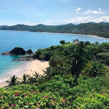 Praia dos Mortos (Foto: Instagram @riviera_nayarit) 