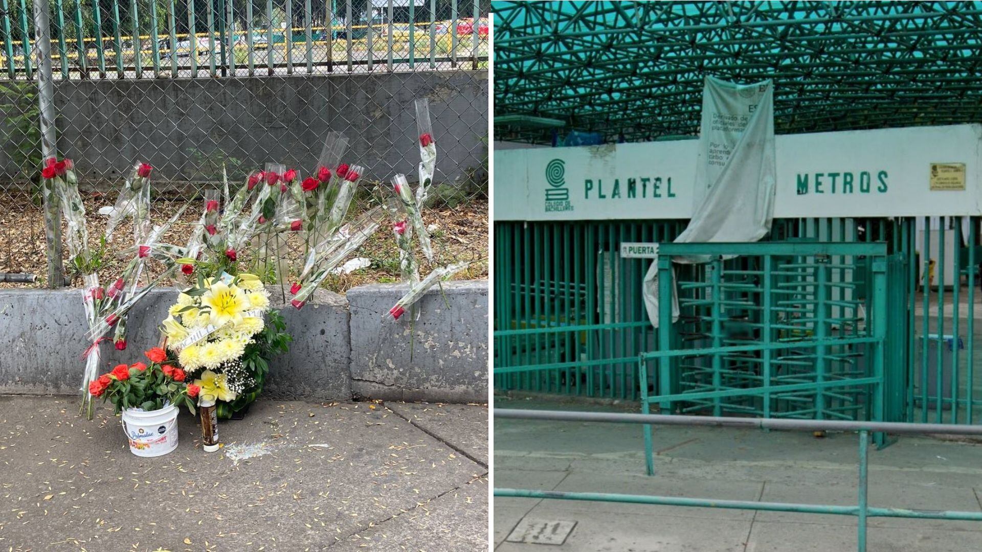 La joven de 17 años murió de manera casi instantánea. (Twitter/@FrenteEstudiaVM|Google Maps)