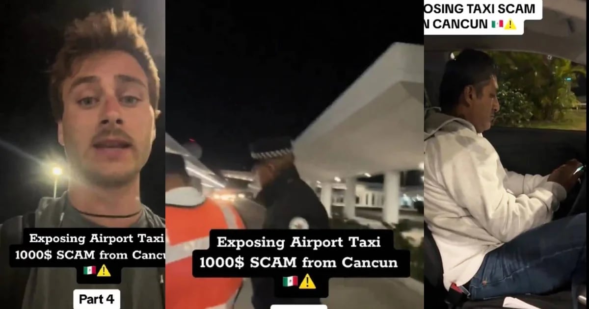 They arrest a taxi driver who tried to charge 17,000 pesos to a Canadian tourist in Cancun