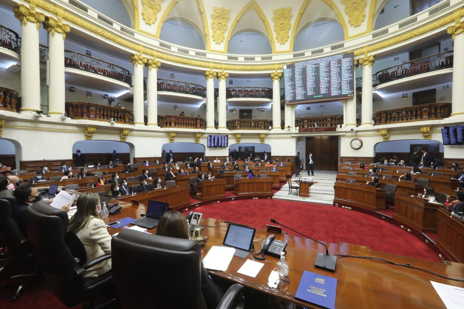 Pleno del Congreso evaluará podría evaluar moción de censura (Congreso de la República)