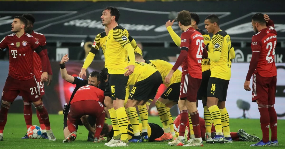 Der Kopfstoß im Bundesliga-Klassiker, der die Spieler von Borussia Dortmund verzweifelte