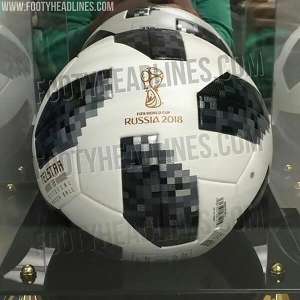 Así sería la Adidas Telstar 18, la pelota de la próxima Copa Mundial de la FIFA