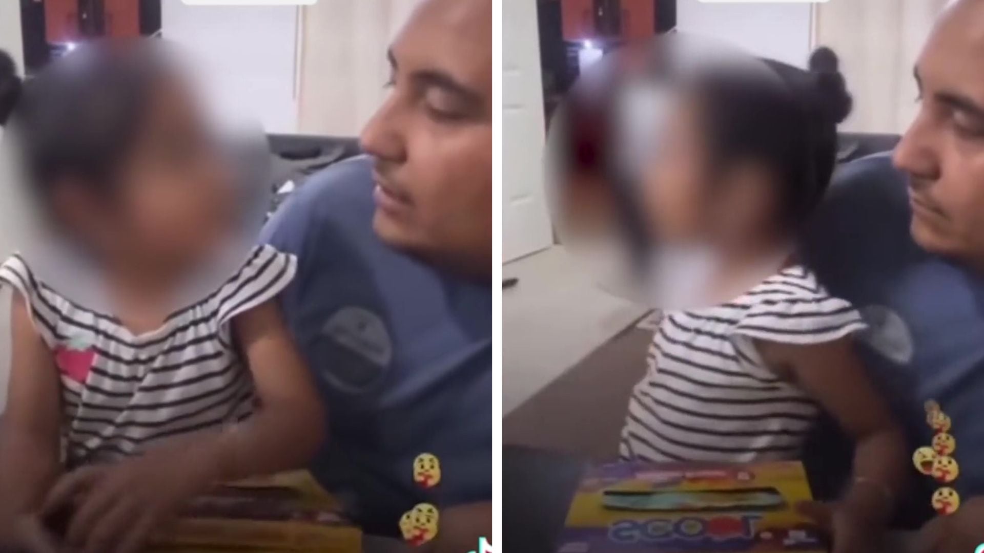 Una niña le confesó a su papá que su madre lo engañaba y quedó registrado  en un video que se hizo viral - Infobae