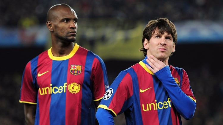 Abidal se mostró optimista acerca de la renovación de Messi con el Barcelona (Foto Getty Images)