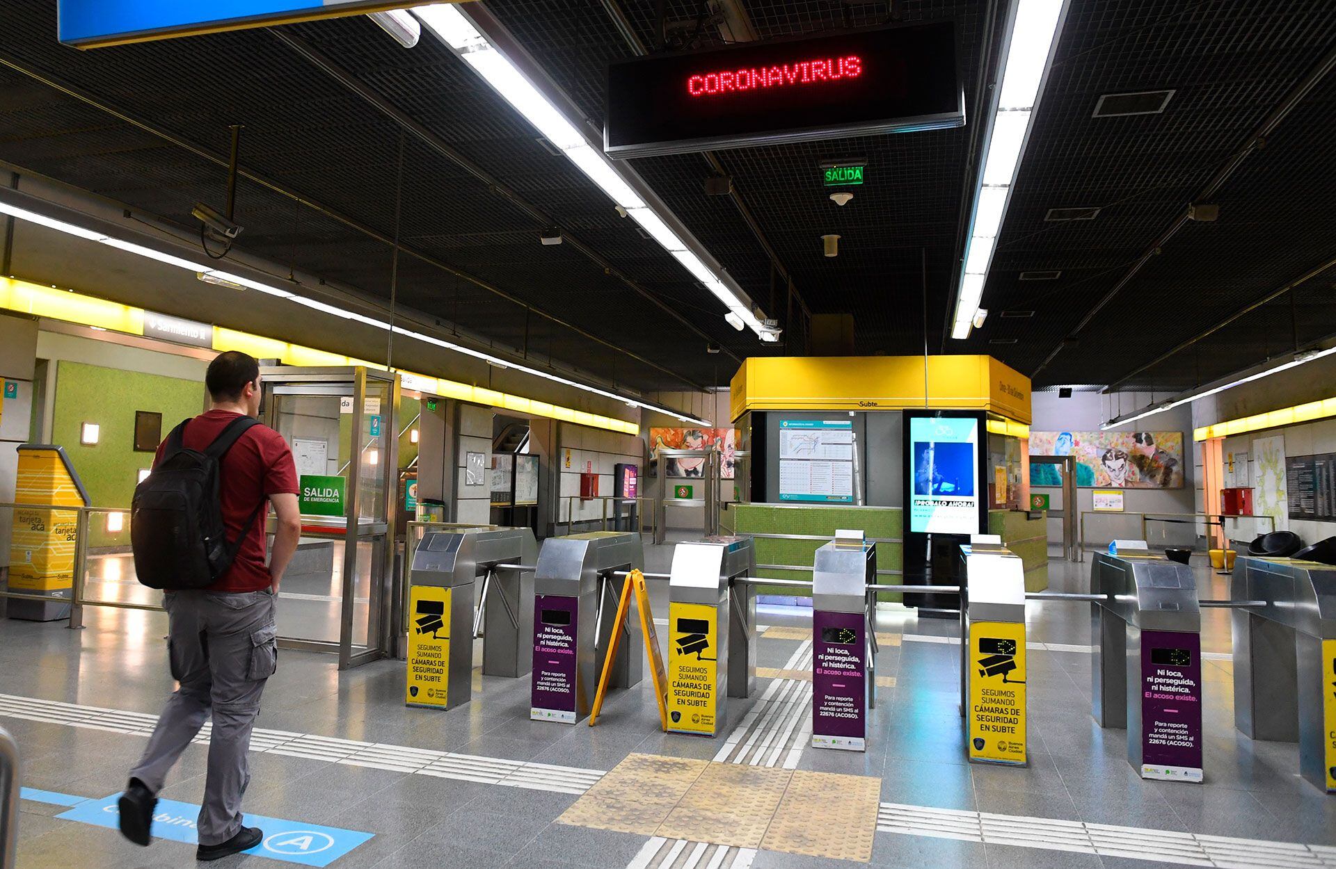 Cuarentena Buenos Aires Argentina subte