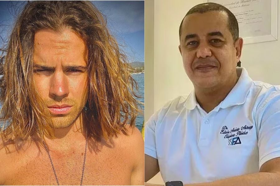 Daniel Sancho podría beneficiarse de la indemnización que pide la familia de Edwin Arrieta - crédito redes sociales 