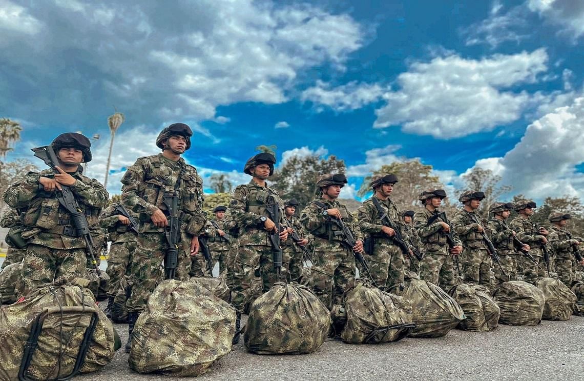 Más de 200 hombres del Ejército apoyarán a las tropas que ya se encuentran en acciones ofensivas en el Cauca - crédito CGFM / Página oficial