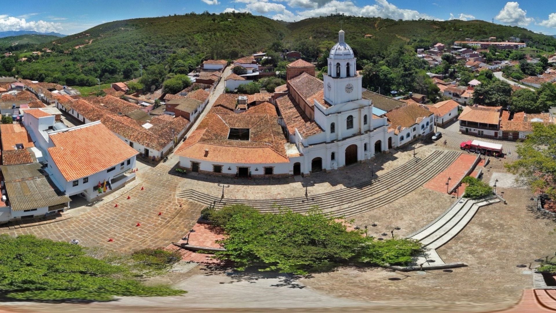 Panorámica de Los Santos (Santander). (Crédito: Facebook del alcaldía de Los Santos)