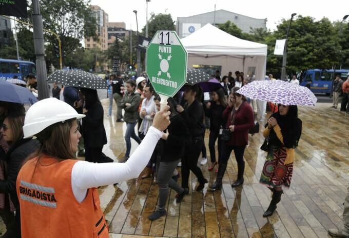 Bogotá realizará dos simulacros de evacuación el 4 de octubre: esto es lo que debe hacer