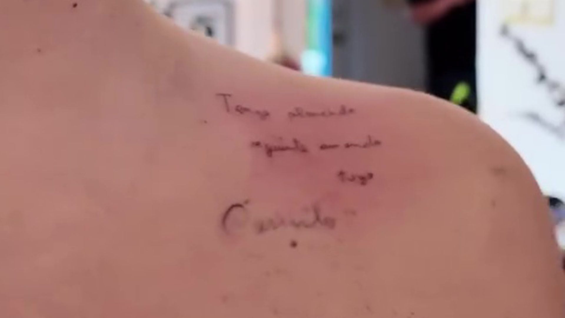 Evaluna sorprendió a Camilo con un emotivo tatuaje en su honor