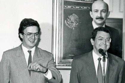 Marcelo Ebrard y Manuel Camacho Solís (Foto: archivo)