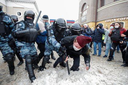 Arresto en Moscú (Reuters)
