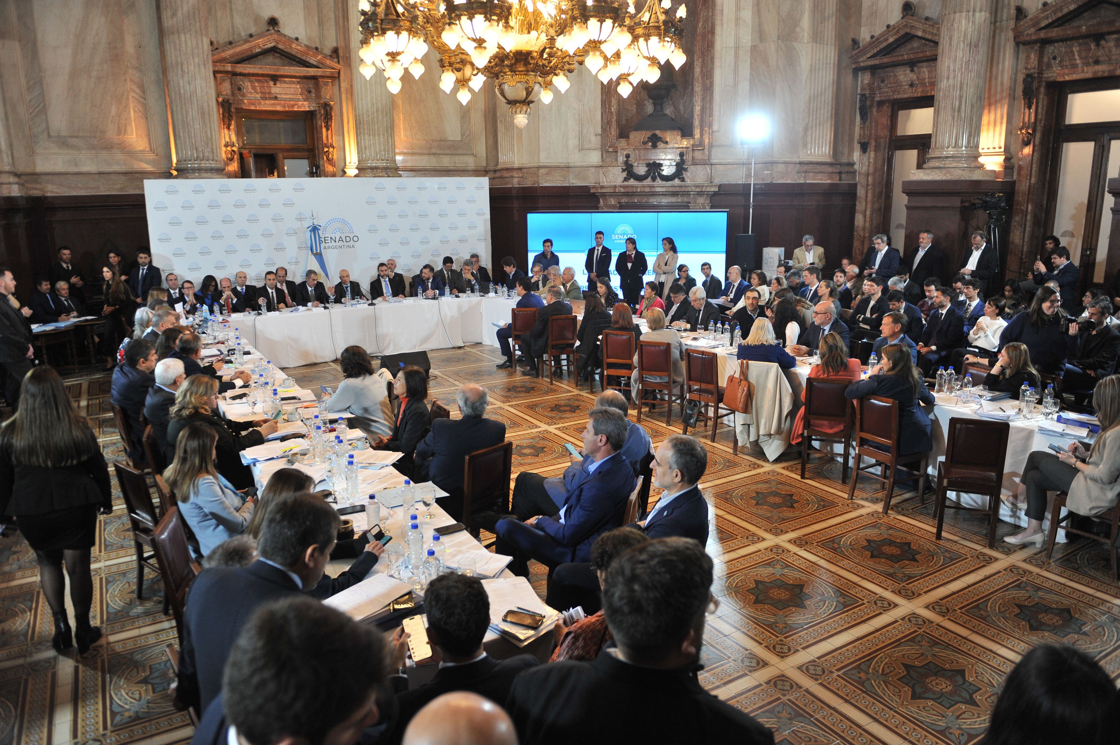 Fotos subidas: Ley Bases en el senado - Plenario de comisiones - 13.05.24