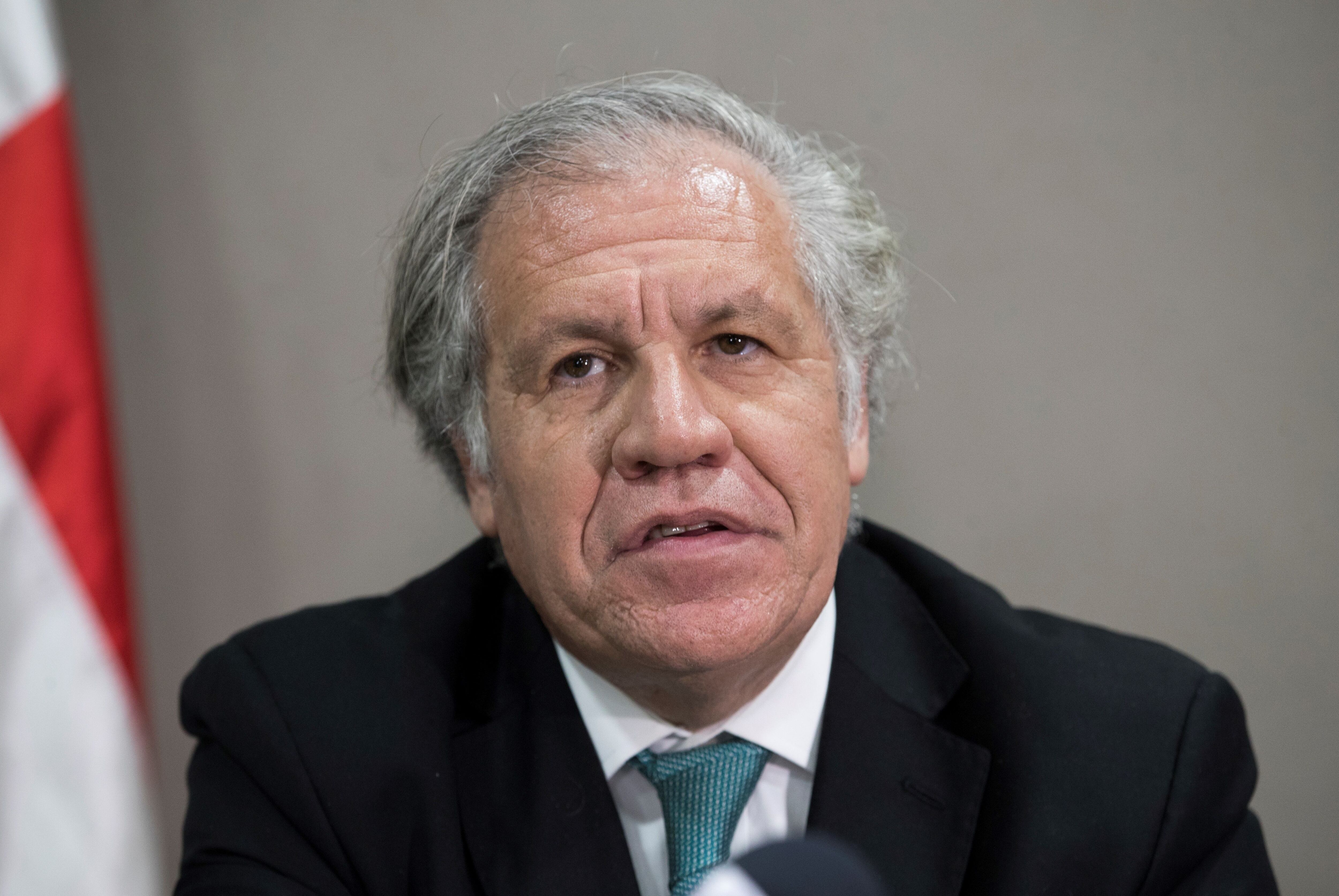 El secretario general de la Organización de Estados Americanos (OEA), Luis Almagro, en una fotografía de archivo. EFE/Orlando Barría 