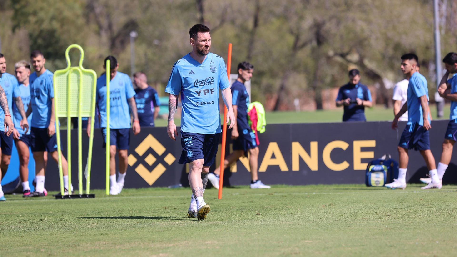 Entrenamiento Argentina pre Curazao