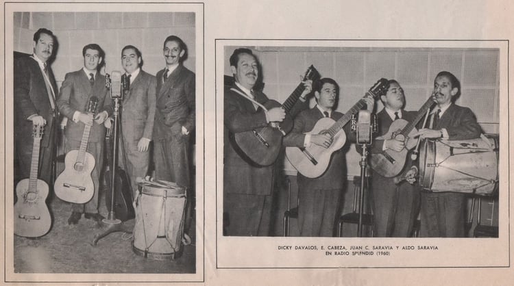 Así mostró una revista la actuación de Los Chalchaleros en 1960