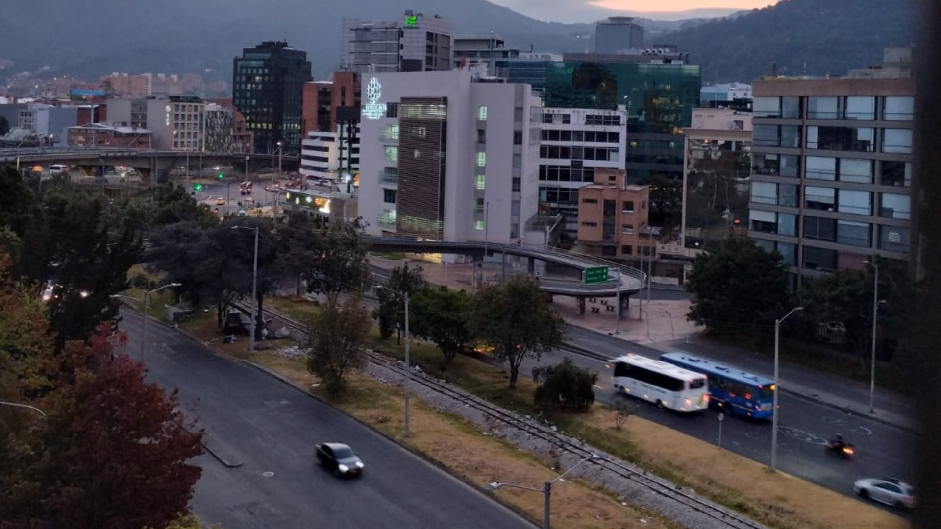 Así están las calles de Bogotá durante la mañana del 23 de septiembre - crédito Francy Agudelo/Infobae