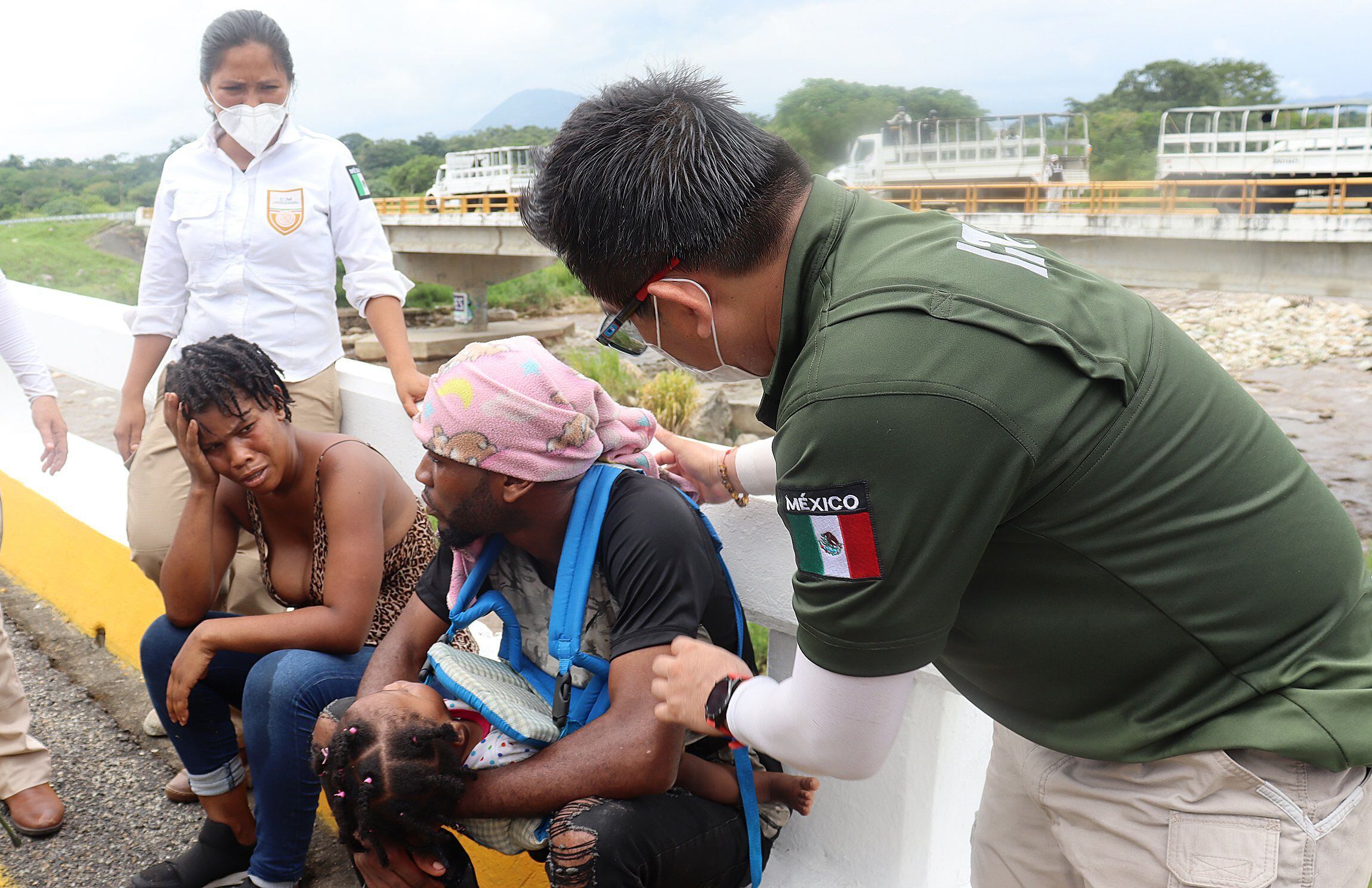 Agentes hallan a 88 migrantes en dos acciones en estados mexicanos de Veracruz y Oaxaca