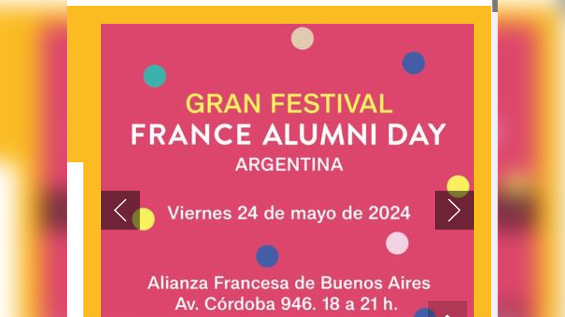 Festival Alumni - Alianza Francesa