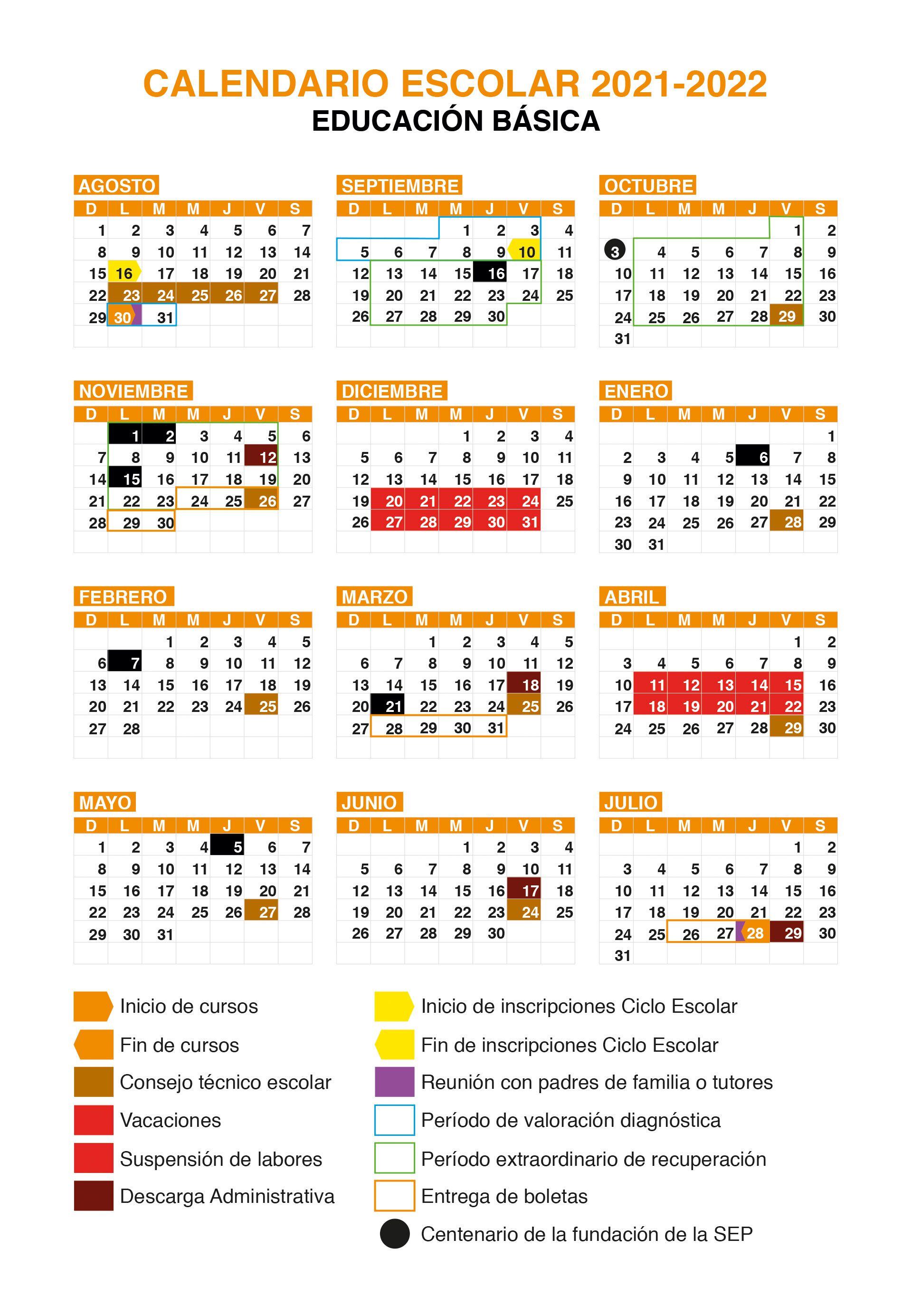 Calendario-escolar-SEP-Mexico-2021-2022-ciclo-