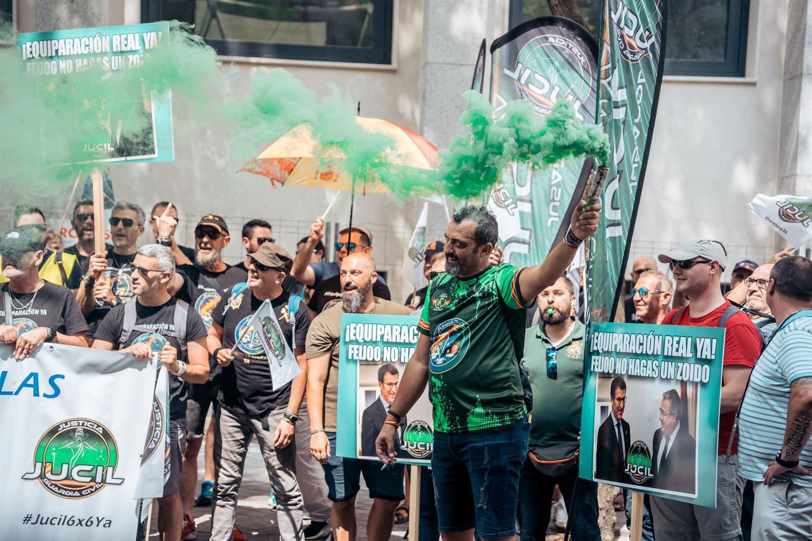 Manifestación de JUCIL. (Gabriel Luengas - Europa Press)
